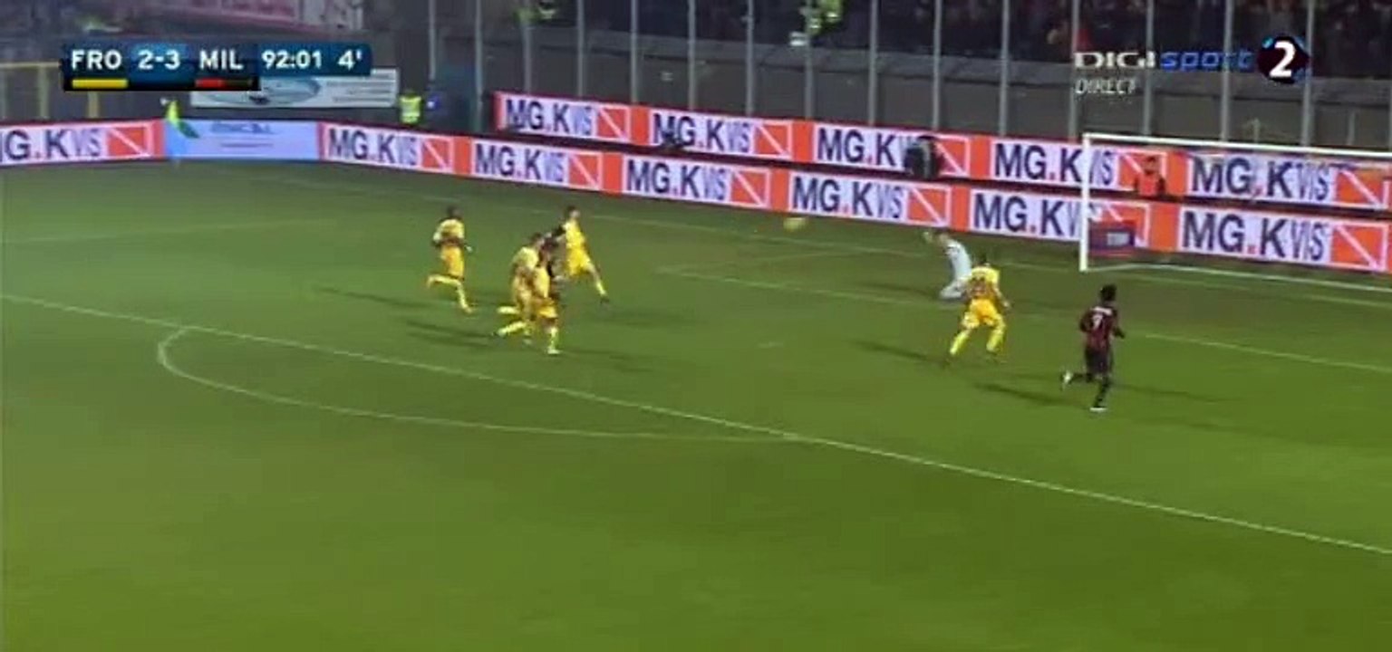 Giacomo Bonaventura Goal 2:4 /  Frosinone vs AC Milan 20.12.2015 HD
