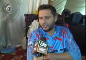 Shahid Afridi giving credit and praise to ARY over buying Karachi Kings franchise