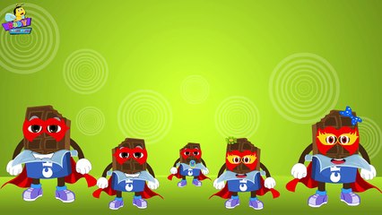Chocolate Bar Finger Family Songs | SuperHero Chocolate Finger Family | Finger Family choc
