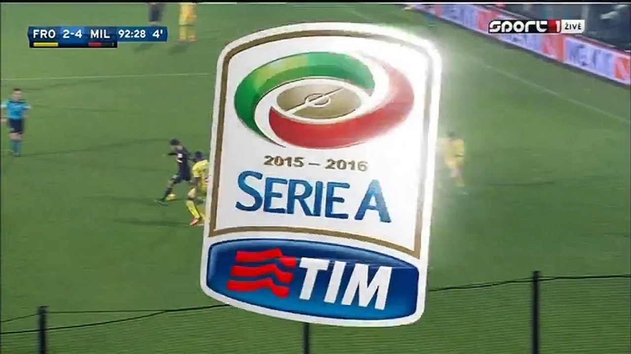 2-4 Giacomo Bonaventura Goal Italy  Serie A - 20.12.2015, Frosinone Calcio 2-4 AC Milan