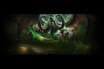 I turned the Legion websites background image of Illidan into a Video