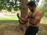 adil bin talat pakistan taekwondo champion bicep strength training
