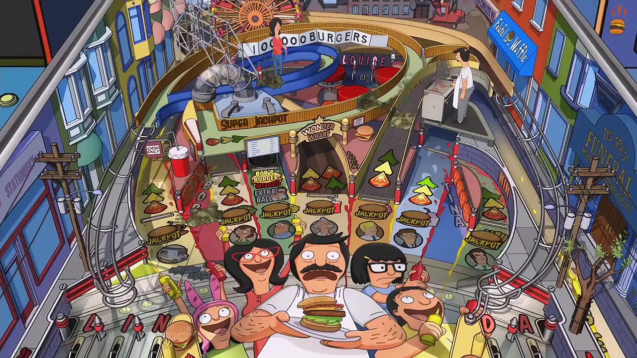 BOBS BURGERS | Bobs Burgers Pinball | ANIMATION on FOX