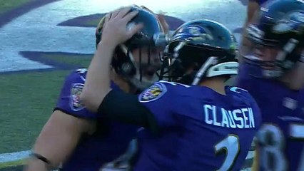 Ravens Jimmy Clausen finds Kyle Juszczyk for 1-yard TD