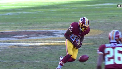 Redskins Jamison Crowder muffs punt, recovered by Bills