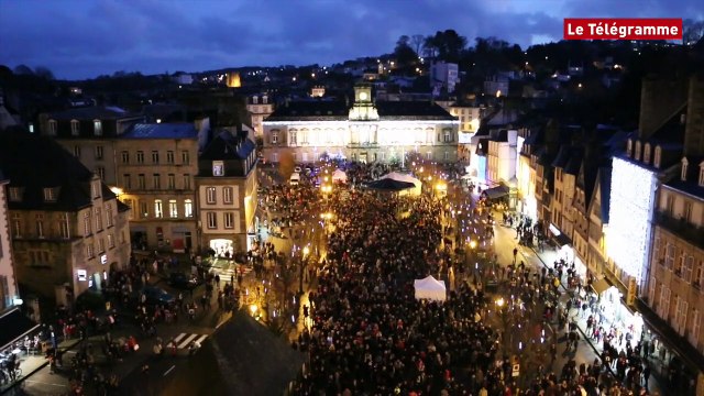 Morlaix. Une cascade de 22 m de haut pour le Père Noël