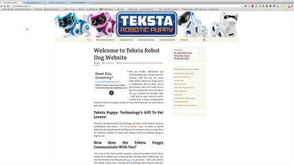 tekno robotic toys Teksta Robotic Puppy Review - Top Christmas Toys and Games kids robotic toys