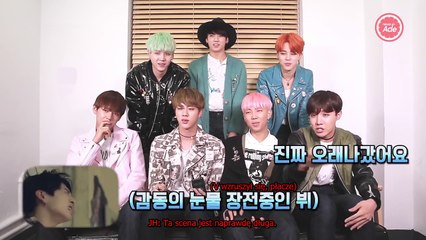 151215 Reakcja BTS na MV do ‚Run’ - polskie napisy (polish subs)