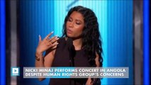 Nicki Minaj performs concert in Angola despite human rights group’s concerns