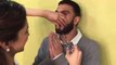 Deepika Padukone cuts Ranveer Singhs Bajirao Mustache