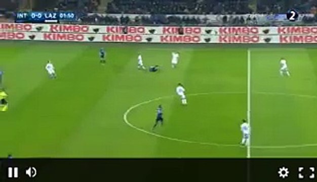 Horror Foul Felipe Melo _ Inter - Lazio 20.12.2015 HD