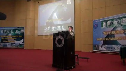 Incredible Speech by a Pakistani Kid - Swat, Pakistan