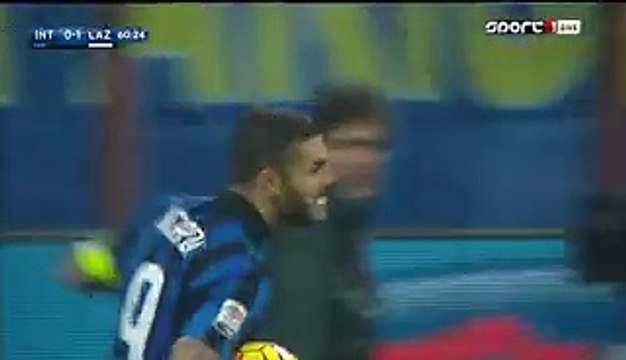 1-1 Mauro Icardi Goal Italy Serie A - 20.12.2015, Inter Milano 1-1 Lazio