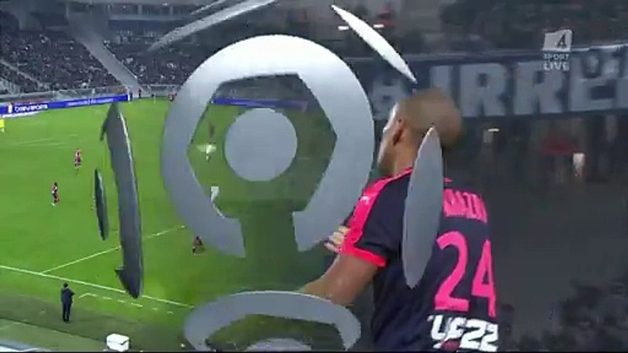 1-1 Wahbi Khazri Goal France Ligue 1 - 20.12.2015, Girondins Bordeaux 1-1 Olympi