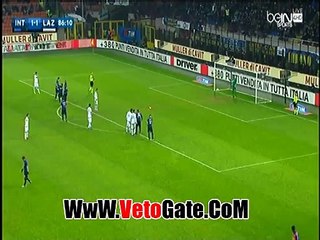 الهدف الثانى لاتسيو فى انتر ميلان