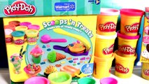 Play-Doh Scoops n Treats Ice Cream Popsicles - Helados de Colores PlayDough Friandises Gl