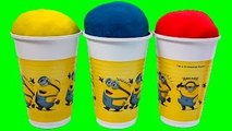 Play Doh Ice Cream Minions Cups Surprise Eggs Tom & Jerry Peppa pig Minnie Mouse