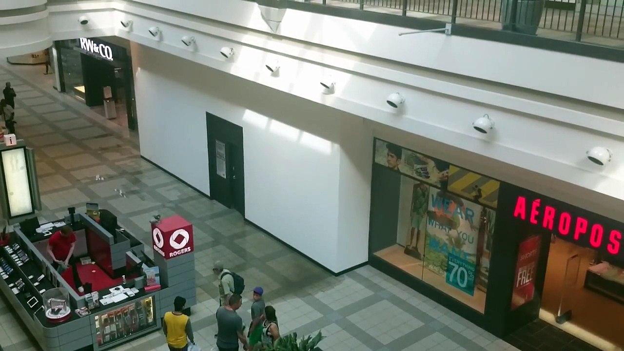 Midtown Plaza système de gicleurs accident