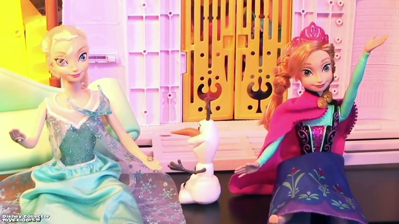 Disney Princess Elsa Ice Palace Playset Queen Elsa Norway Frozen Elsa's Castle with Anna
