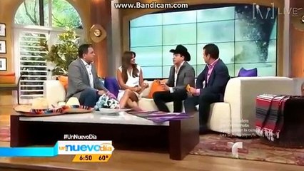 JULION ALVAREZ EN EL PROGRAMA DE TV Un Nuevo Dia ( TELEMUNDO ) 05/05/2015