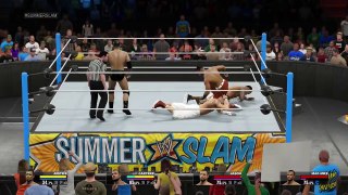 WWE 2K15 Extreme Rules Fatal 4 Way CAW Jay Carteré, Mad Mike, Jason, Justice Part 2 [PS4]