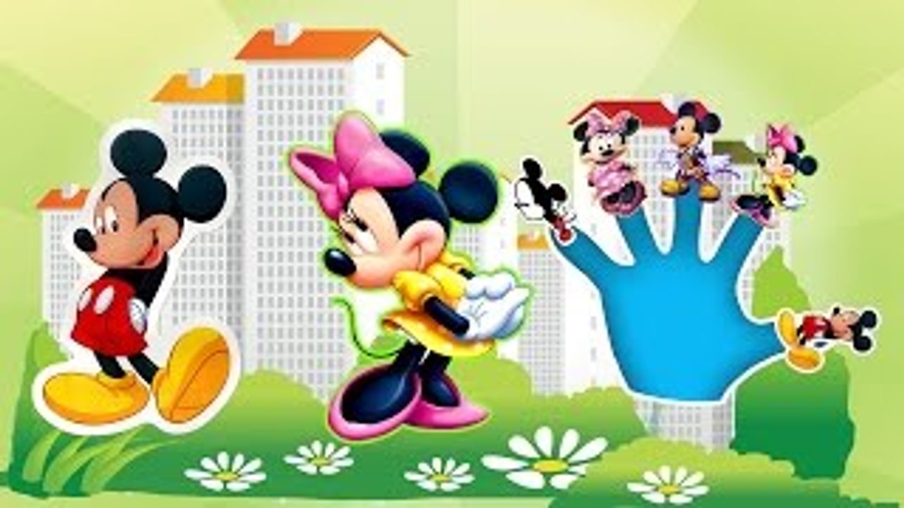 Mickey mouse cartoon Finger Family Nursery children rhymes