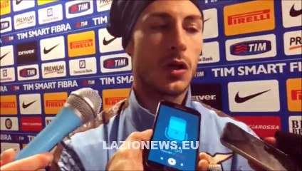 Radu in zona mista dopo Inter-Lazio (20.12.2015)
