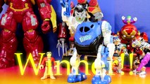 Imaginext Robot Wars Episode 6 TMNT Hulkbuster Batman Joker Rescue Bots Chase Shredder