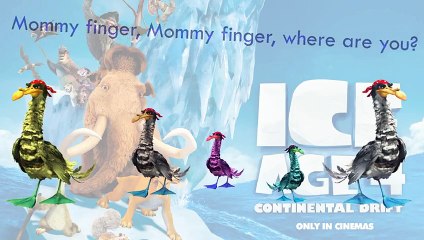 Ice Age 4 Finger Family Song Daddy Finger Nursery Rhymes Captain Gutt Raz Silas Squint Ful
