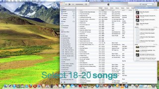 How to burn an Audio CD on iTunes 11
