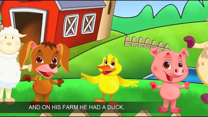 Old MacDonald Had A Farm EIEIO in HD with Lyrics by EFlashApps
