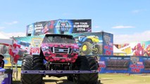zombie monster truck racing and crashes with bigfoot monster truck compilation