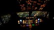 Gece Uçuşu Kokpit içinden görüntülendi ,İzle 2016