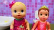 Baby Alive Potty Training & Bath Time with Disney Princess Belle Doll & Bitsy Burpsy Girl