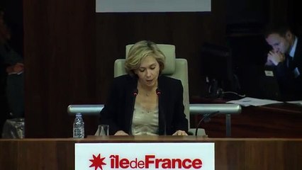 Discours d'investiture de Valérie Pécresse à la présidence du Conseil régional d'Ile-de-France