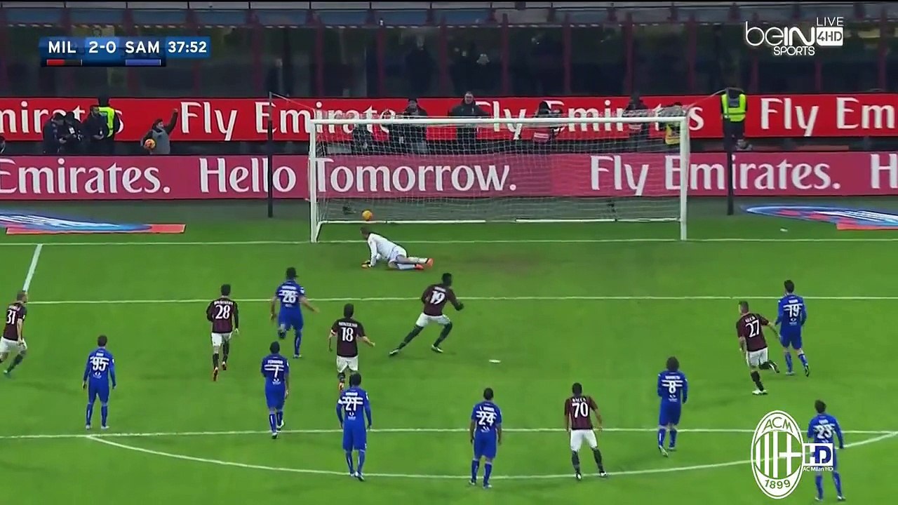 اهداف مباراة ميلان 4 1 سامبدوريا [28/11/2015] | شاشة كاملة | حفيظ دراجي [HD 1080p]