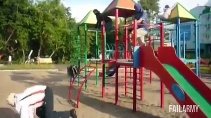 Ultimate Playground Fails Compilation    FailArmy
