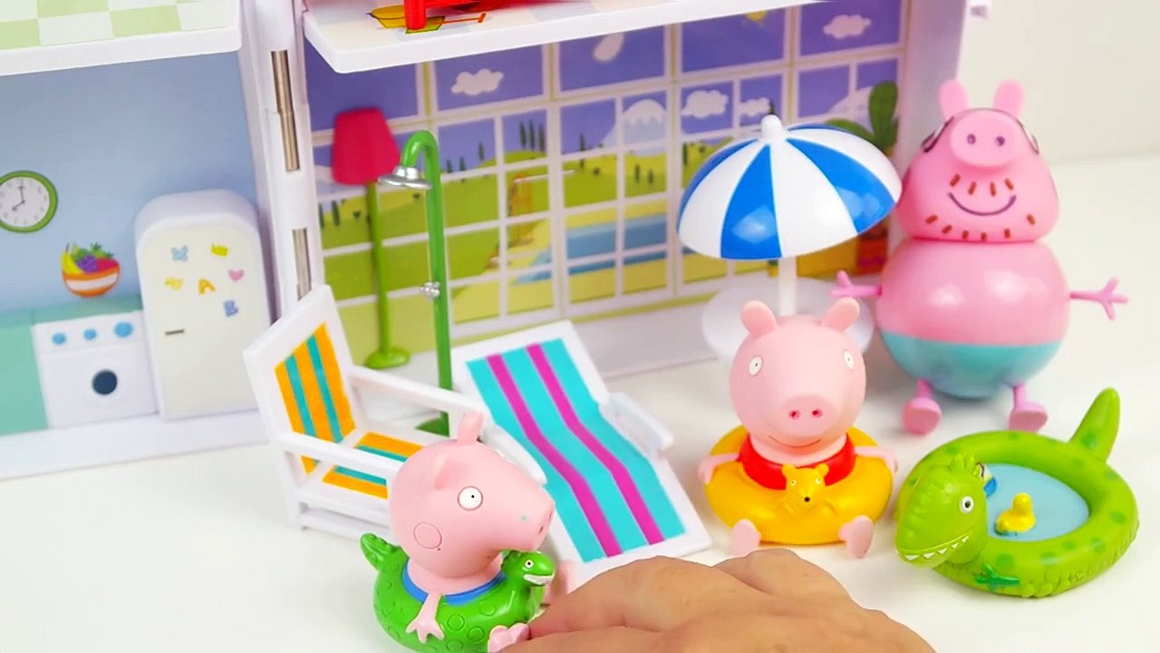 juguetes NEW Peppa Pig House Holiday Sunshine Villa Playset 2015 Casa de Vacaciones y Vacanze