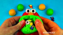 Laugh Out Loud Elmo Play-Doh Surprise Eggs Peppa Pig Cars 2 Spongebob Hello Kitty Daisy Fl