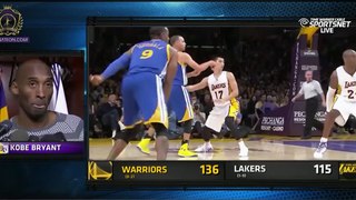 Kobe Bryant Post Game Interview Lakers vs Warriors