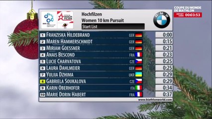 CdM biahlon, Hochfilzen (étape 2), poursuite F, 12.12.2015