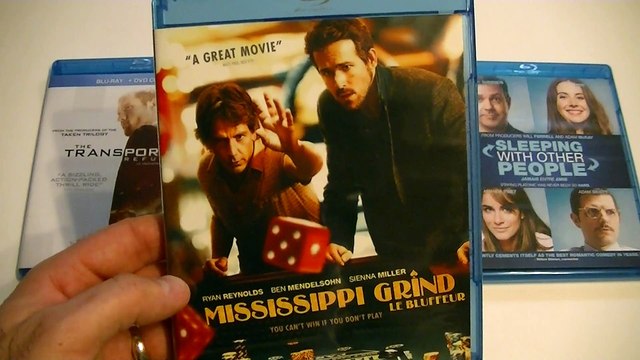 Présentation (unboxing) The Transporter Refueled / Mississippi Grind / Sleeping with other people