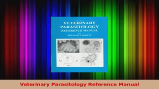 PDF Download  Veterinary Parasitology Reference Manual Download Full Ebook