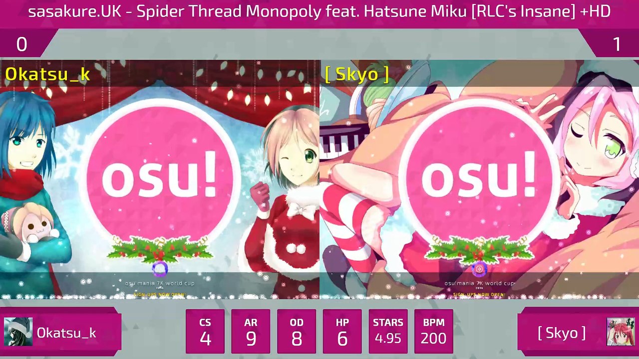 osu! French Duel: Okatsu_k vs. [ Skyo ] (part. 1)