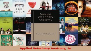 PDF Download  Applied Veterinary Anatomy 1e PDF Online