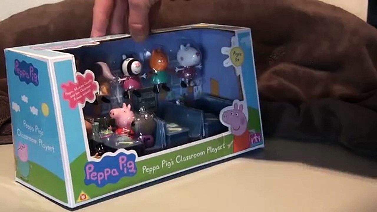 Peppa's Klaslokaal Świnka Peppa szkoła, pokaz zabawki. Peppa Pig School,show toys Od andrju1969
