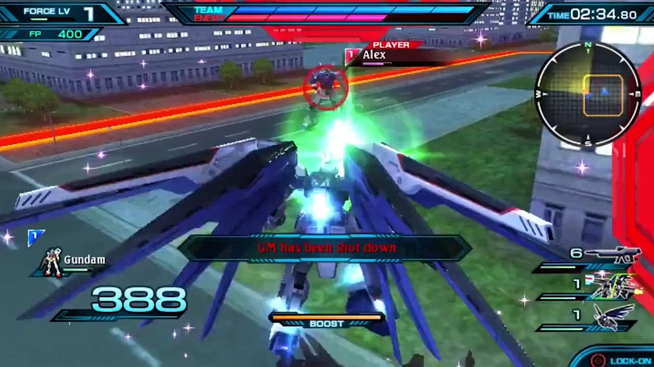 Mobile Suit Gundam Extreme Vs. Force - Trailer Jump Festa 2016