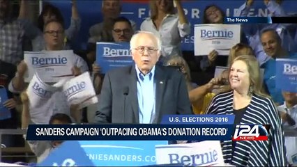 Sanders campaign 'outpacing Obama's donation record'