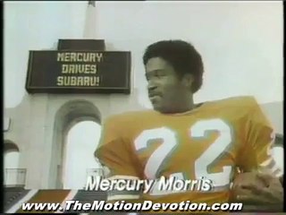 1979 MERCURY MORRIS (Miami Dolphins) SUBURU ad
