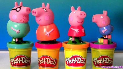 下载视频: Play Doh Peppa Pig Stamper Play Dough Mummy Pig Stamp Using Talking Peppa Pig Car